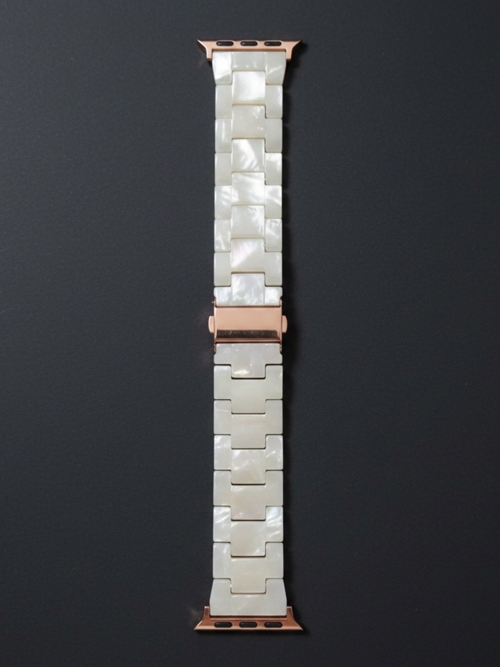 Plunder Design Ivory Apple Watch Band for Smartwatches 38mm to 41mm